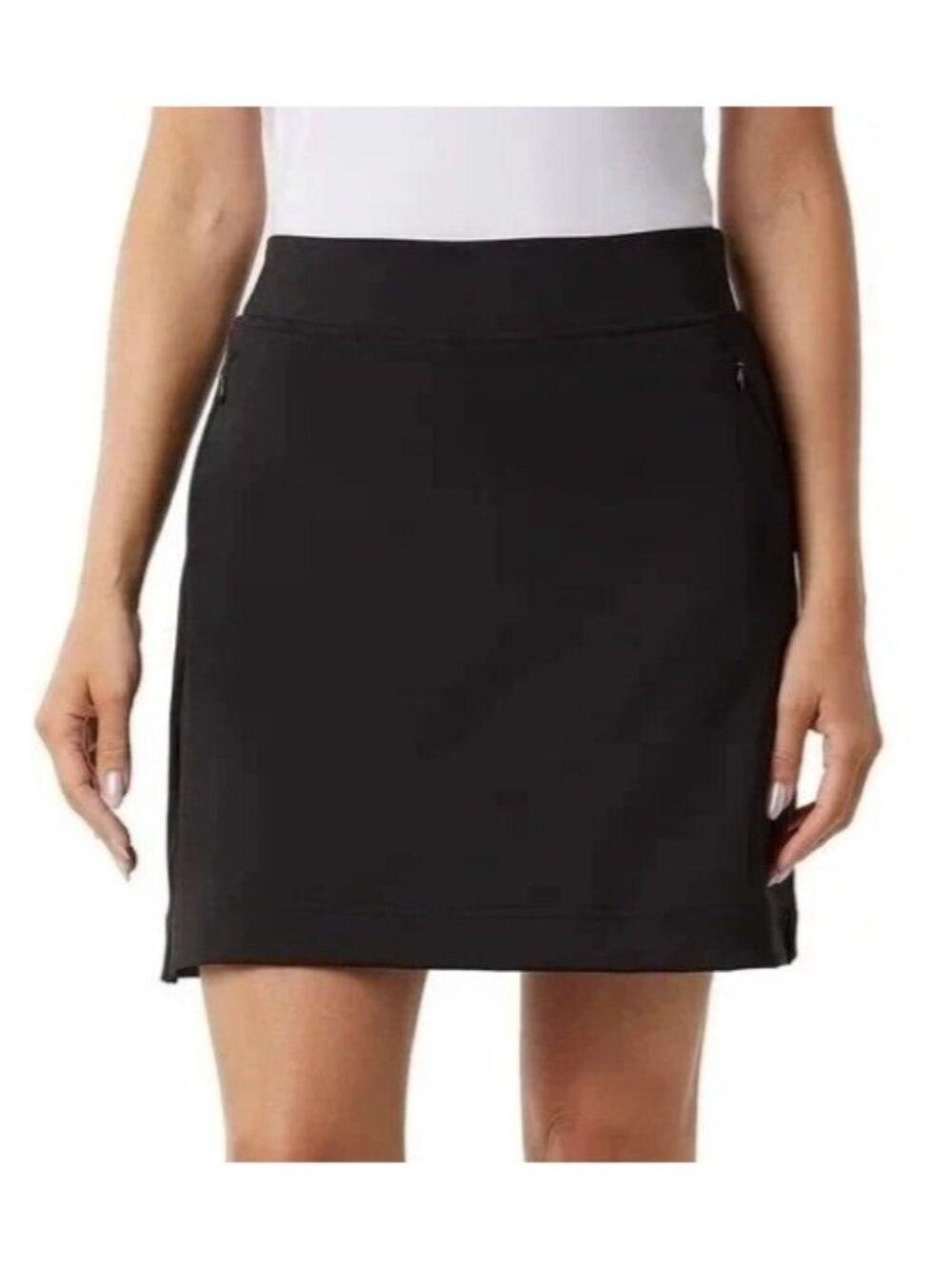 NWT 32 Degrees Cool Skorts Women’s Large Black Stretch Activewear